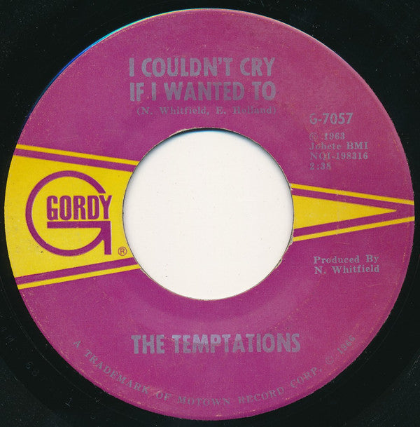 The Temptations : (I Know) I'm Losing You (7", Single, Ame)