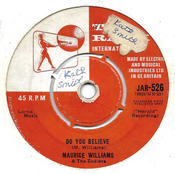 Maurice Williams & The Zodiacs : Stay (7", Single)