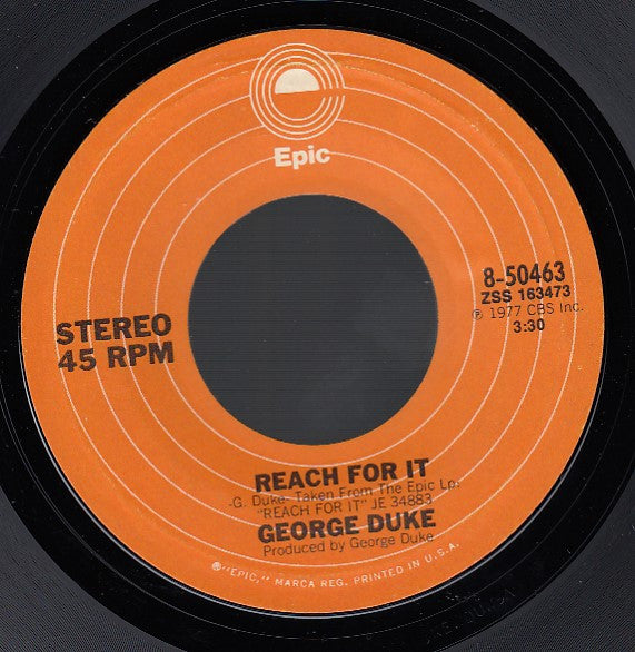 George Duke : Reach For It (7", Styrene)