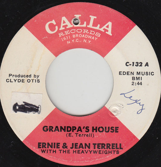 Ernie Terrell & Jean Terrell With The Heavyweights : Grandpa's House (7")