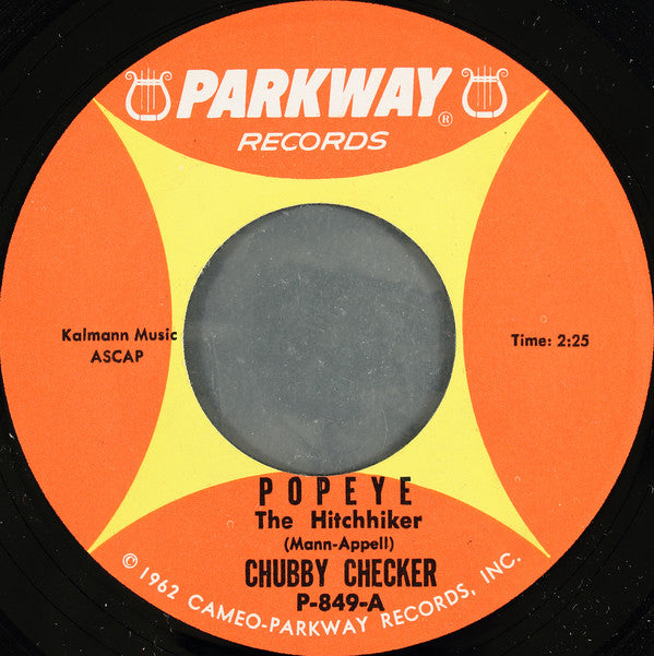 Chubby Checker : Popeye The Hitchhiker / Limbo Rock (7", Single)