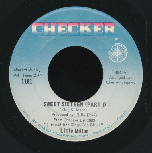 Little Milton : Sweet Sixteen (7", Single)