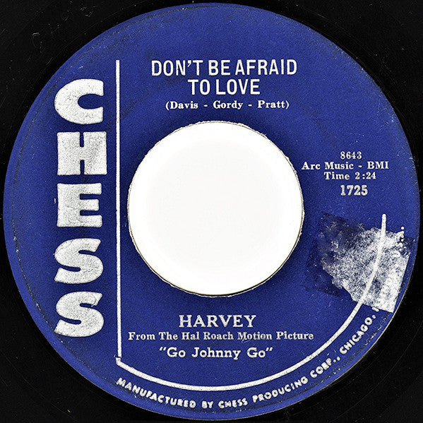 Harvey Fuqua : Don't Be Afraid To Love / Twelve Months Of The Year (7")