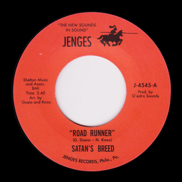 Satan's Breed (2) : Road Runner / The Girl I Need (7", Single, RE)