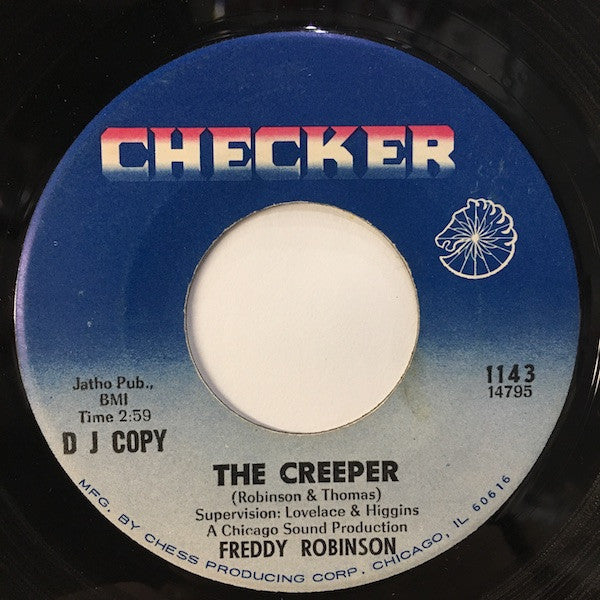 Freddie Robinson : The Creeper (7", S/Sided, Single, Promo)