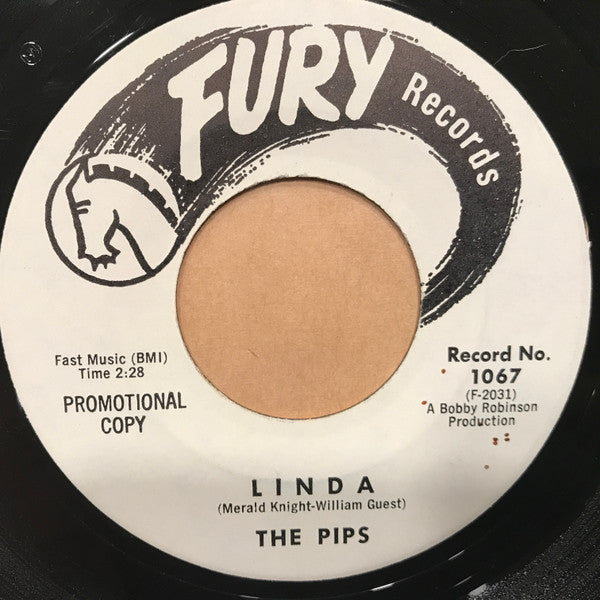 The Pips : Linda / Darling (7", Promo)