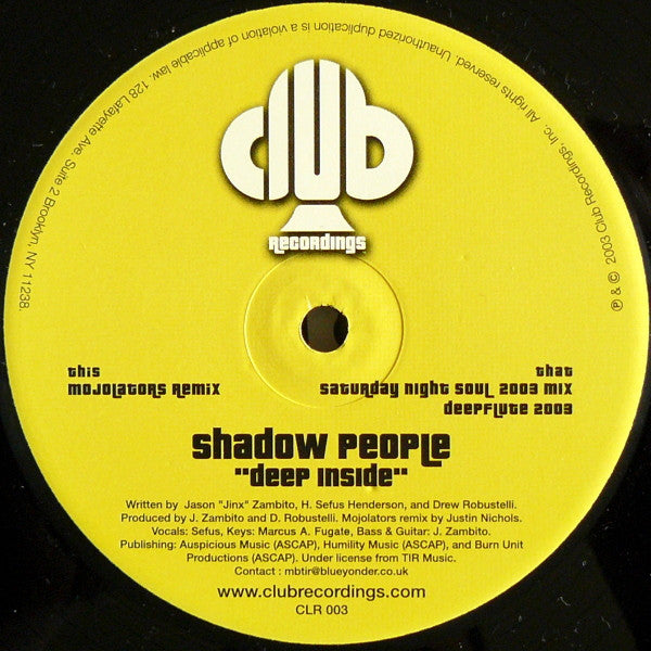 Shadow People (2) : Deep Inside (12")