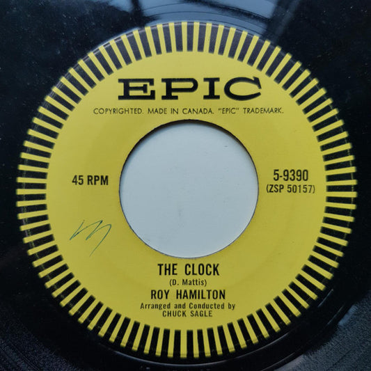 Roy Hamilton (5) : The Clock / I Get The Blues When It Rains (7", Single)