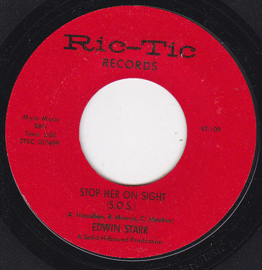 Edwin Starr : Stop Her On Sight (SOS) (7", Single, Mono, Styrene, San)