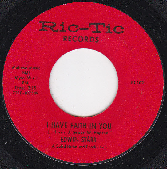 Edwin Starr : Stop Her On Sight (SOS) (7", Single, Mono, Styrene, San)