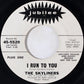 The Skyliners : Don't Hurt Me Baby / I Run To You (7", Promo)