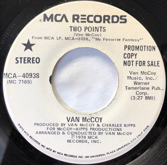 Van McCoy : Two Points / Trying To Make The Best Of It (7", Promo, Glo)