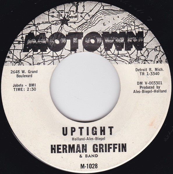 Herman Griffin : Sleep (Little One) / Uptight (7", Single, Mon)