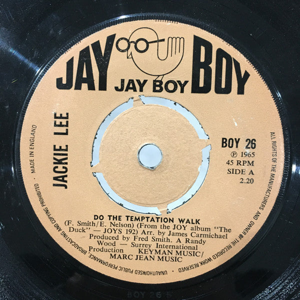 Jackie Lee : Do The Temptation Walk / The Shotgun And The Duck (7", Single)