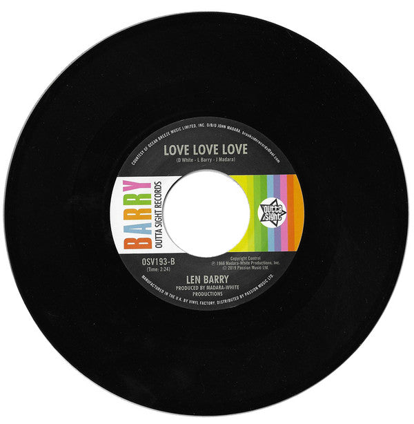 Len Barry : I'll Always Need You / Love Love Love (7")