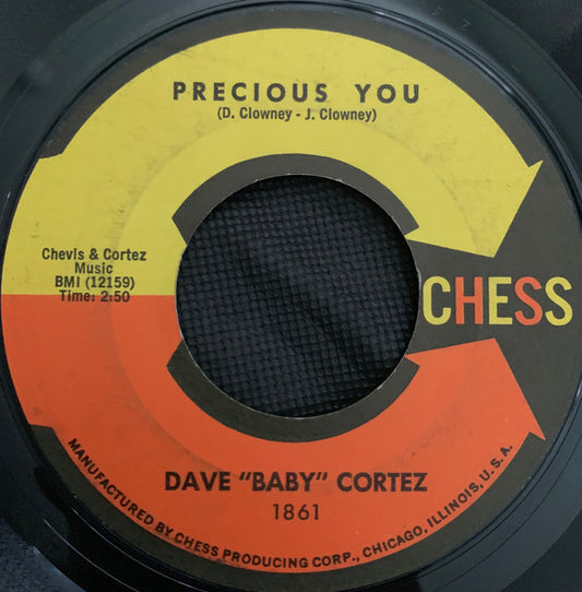 Dave "Baby" Cortez : Organ Shout / Precious You (7", Single)