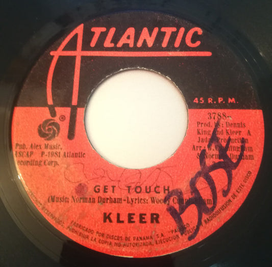 Kleeer : Get Touch (7", Single)