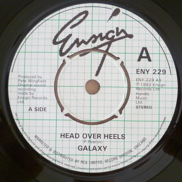 Galaxy (4) : Head Over Heels (7", Single)