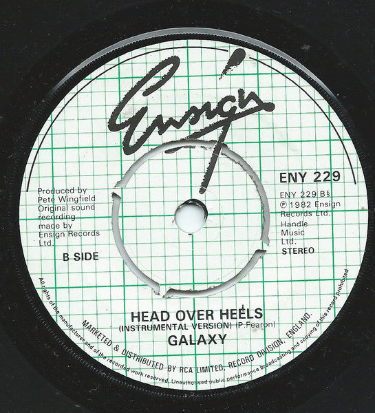 Galaxy (4) : Head Over Heels (7", Single)