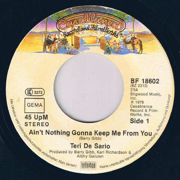 Teri Desario : Ain't Nothing Gonna Keep Me From You (7", Single)