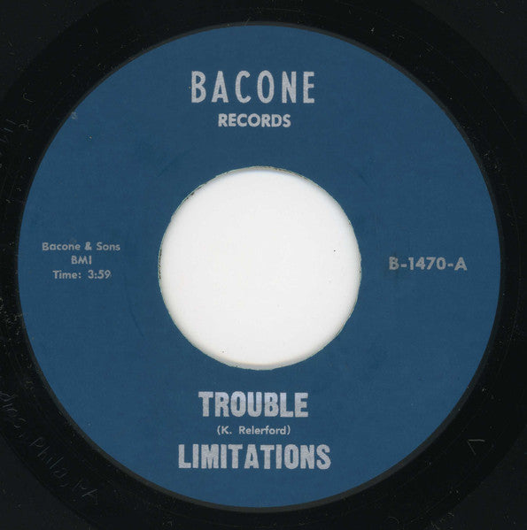 The Limitations : Trouble / The Black Man Sings (7", Ltd)