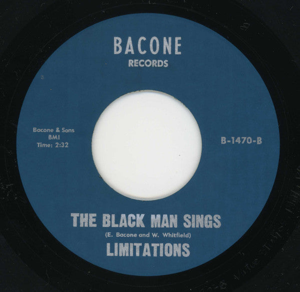 The Limitations : Trouble / The Black Man Sings (7", Ltd)