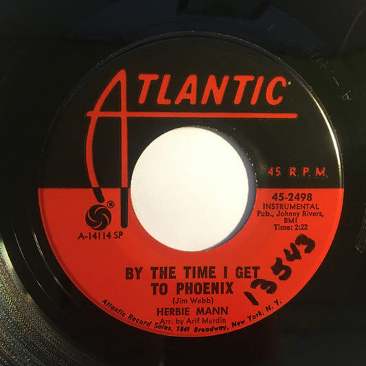 Herbie Mann : By The Time I Get To Phoenix / Sports Cars (7", SP )