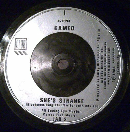 Cameo : She's Strange (7", Single)