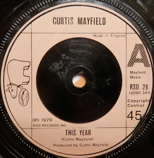 Curtis Mayfield : This Year (7", Single)