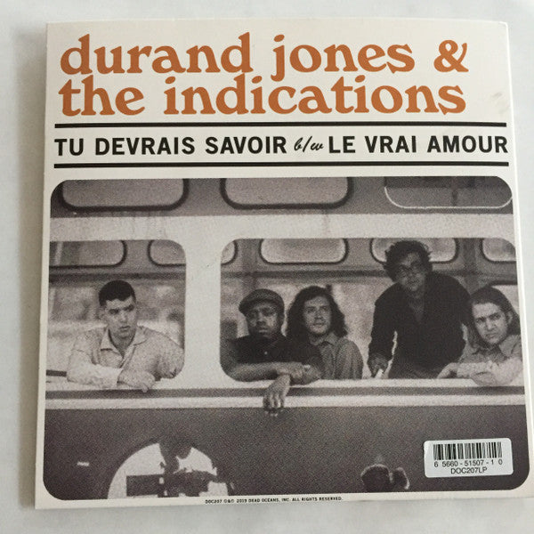 Durand Jones & The Indications : Don't You Know (7", Ltd, Bab)