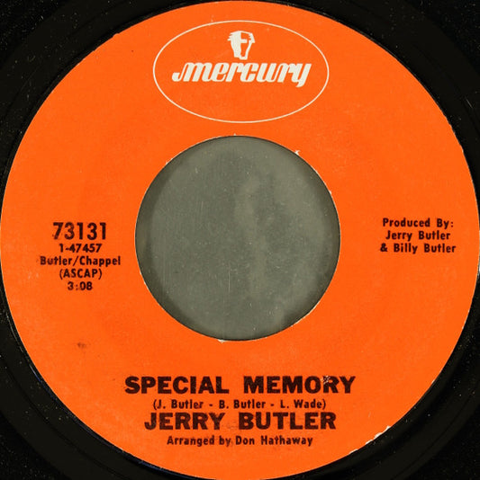 Jerry Butler : Special Memory / How Does It Feel (7", Single, Styrene, Pit)