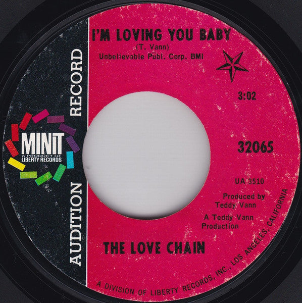 The Love Chain (2) : I'm Loving You Baby (7", Promo, (Ƨ))