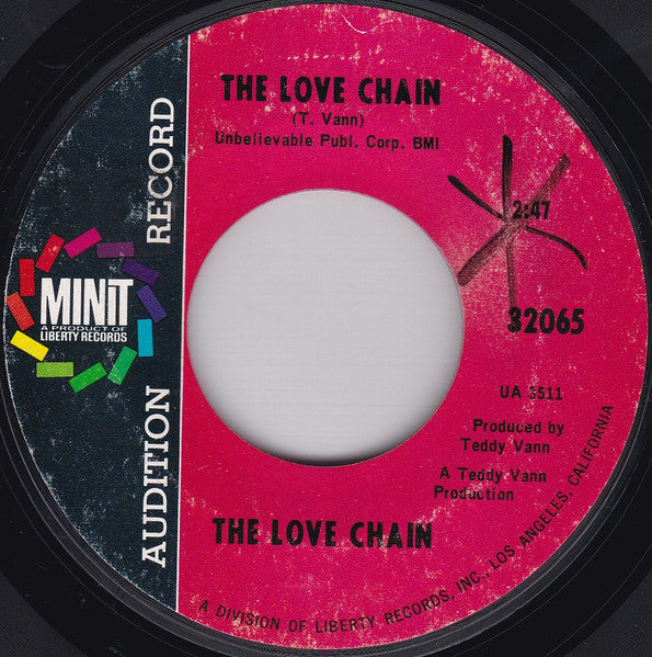 The Love Chain (2) : I'm Loving You Baby (7", Promo, (Ƨ))