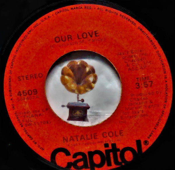 Natalie Cole : Our Love (7", Jac)