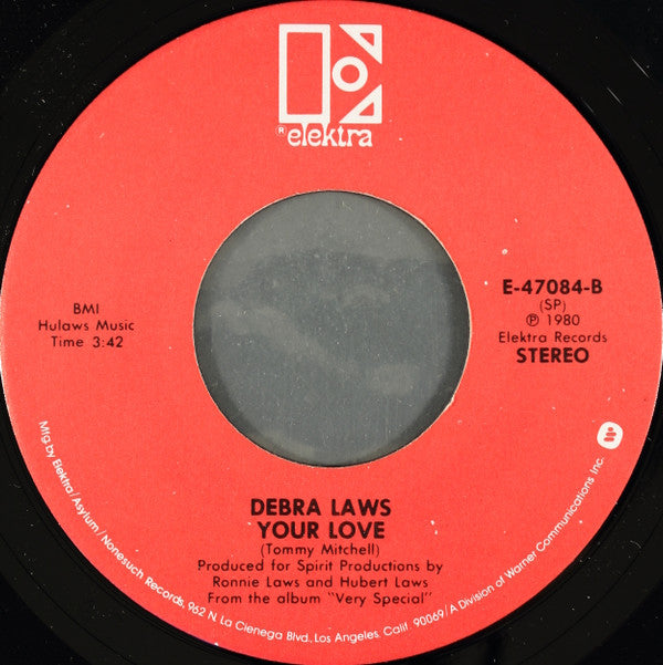 Debra Laws : Be Yourself (7", Spe)