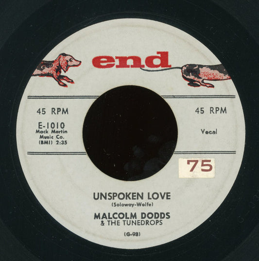 Malcolm Dodds & The Tunedrops : Unspoken Love / Tonight (7")