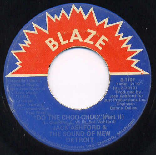 Jack Ashford & The Sound Of New Detroit : Do The Choo-Choo (7")