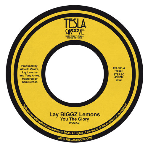 Lay BIGGZ Lemons : You The Glory (7")