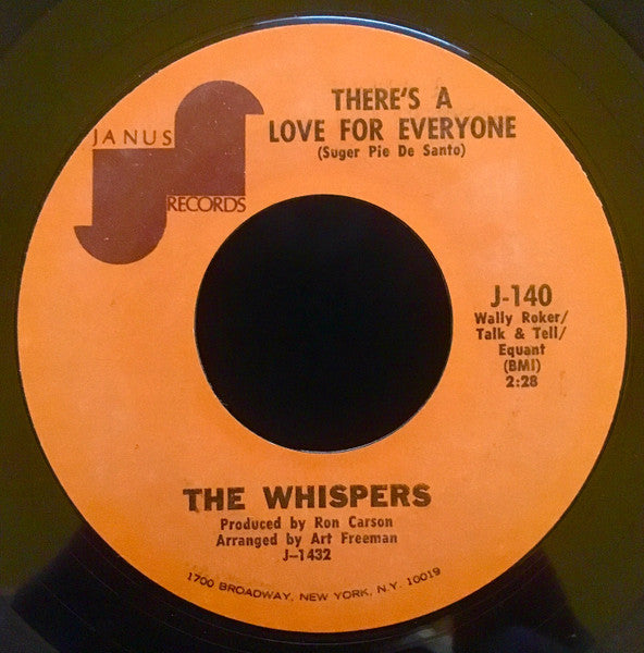 The Whispers : There's A Love For Everyone / It Sure Ain't Pretty ( Hard Core Unemployed) (7", Single)