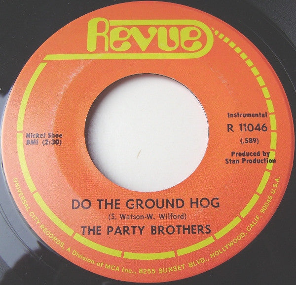 The Party Brothers : Nassau Daddy / Do The Ground Hog (7")