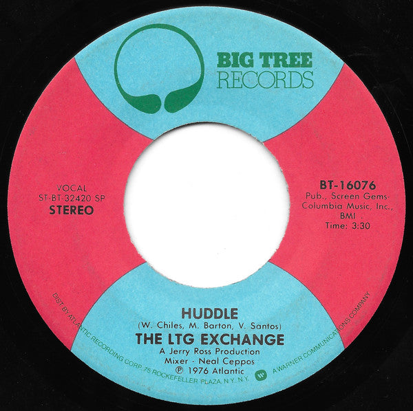 LTG Exchange : Huddle / You'll Never Learn (About Love) (7")