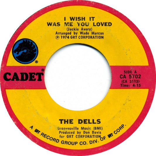 The Dells : I Wish It Was Me You Loved / Two Together Is Better Than One (7", Styrene, Pit)