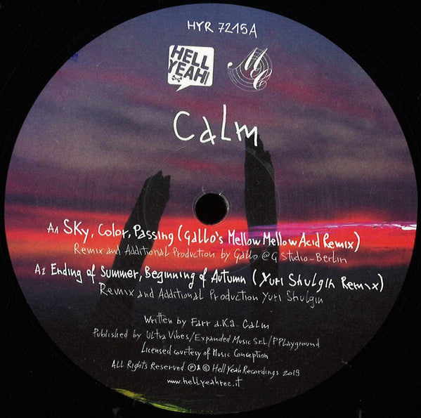 Calm : By Your Side - Remixes Part 3 (12")