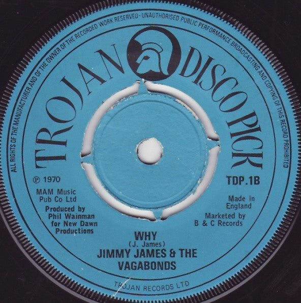 Jimmy James & The Vagabonds : Help Yourself / Why (7", Single, RE)