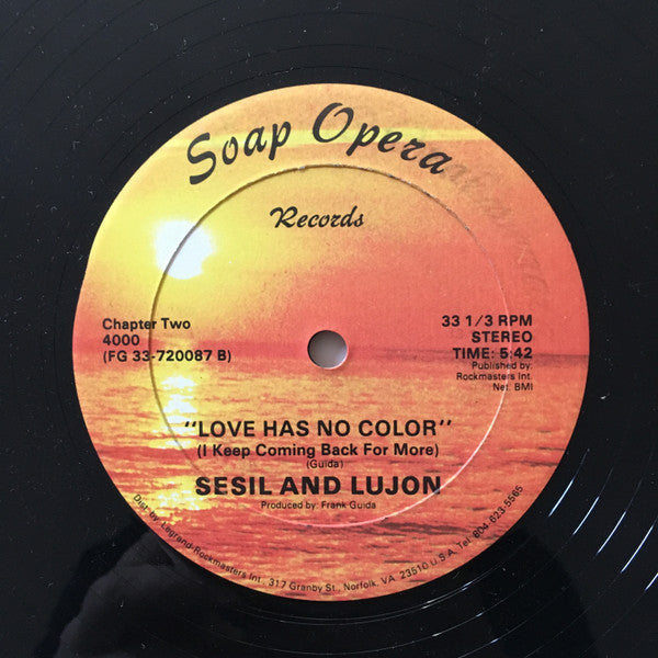 Sesil & Loujon : Love Has No Color (I Keep Coming Back For More) (12")