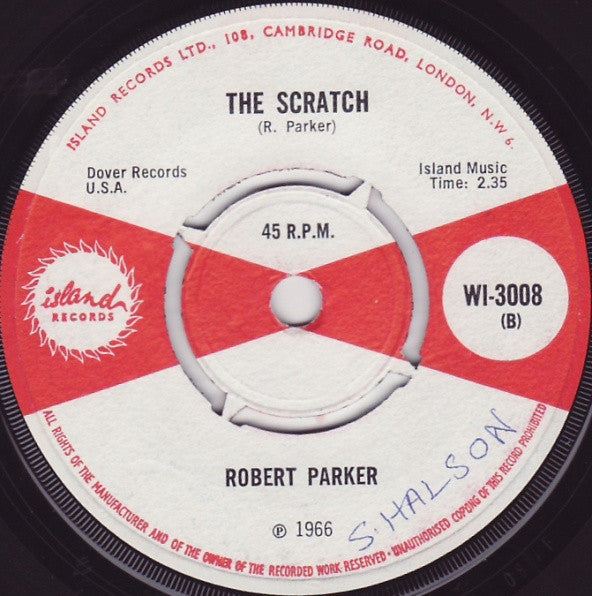 Robert Parker : Happy Feet (7", Single, 4 p)