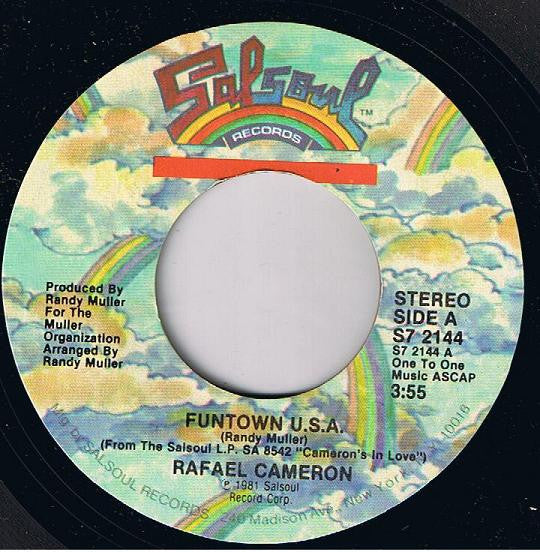 Rafael Cameron : Funtown U.S.A. (7", Single)