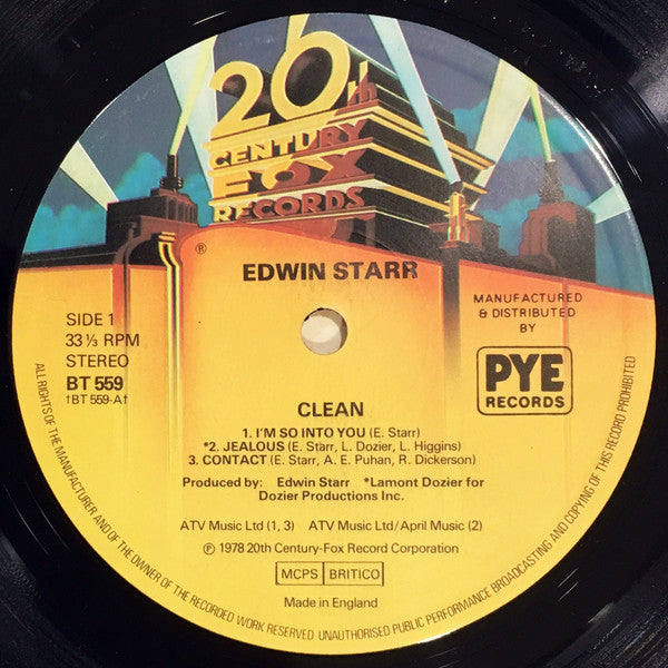 Edwin Starr : Clean (LP, Album)