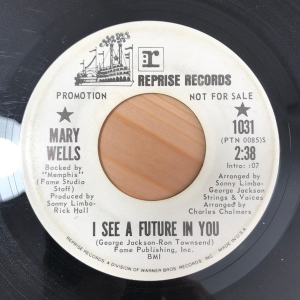 Mary Wells Backed By "Memphis" : I Found What I Wanted / I See A Future In You (7", Single, Promo)