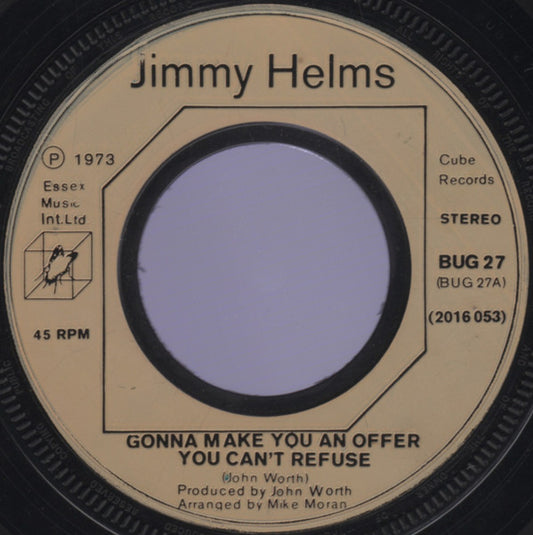 Jimmy Helms : Gonna Make You An Offer You Can't Refuse (7", Bei)